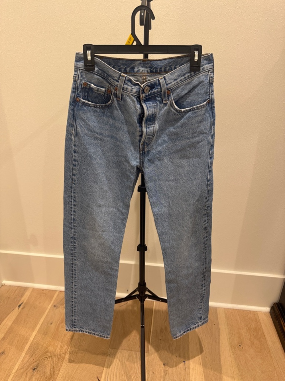 Levi's 501 Light Blue Slim Straight Jeans